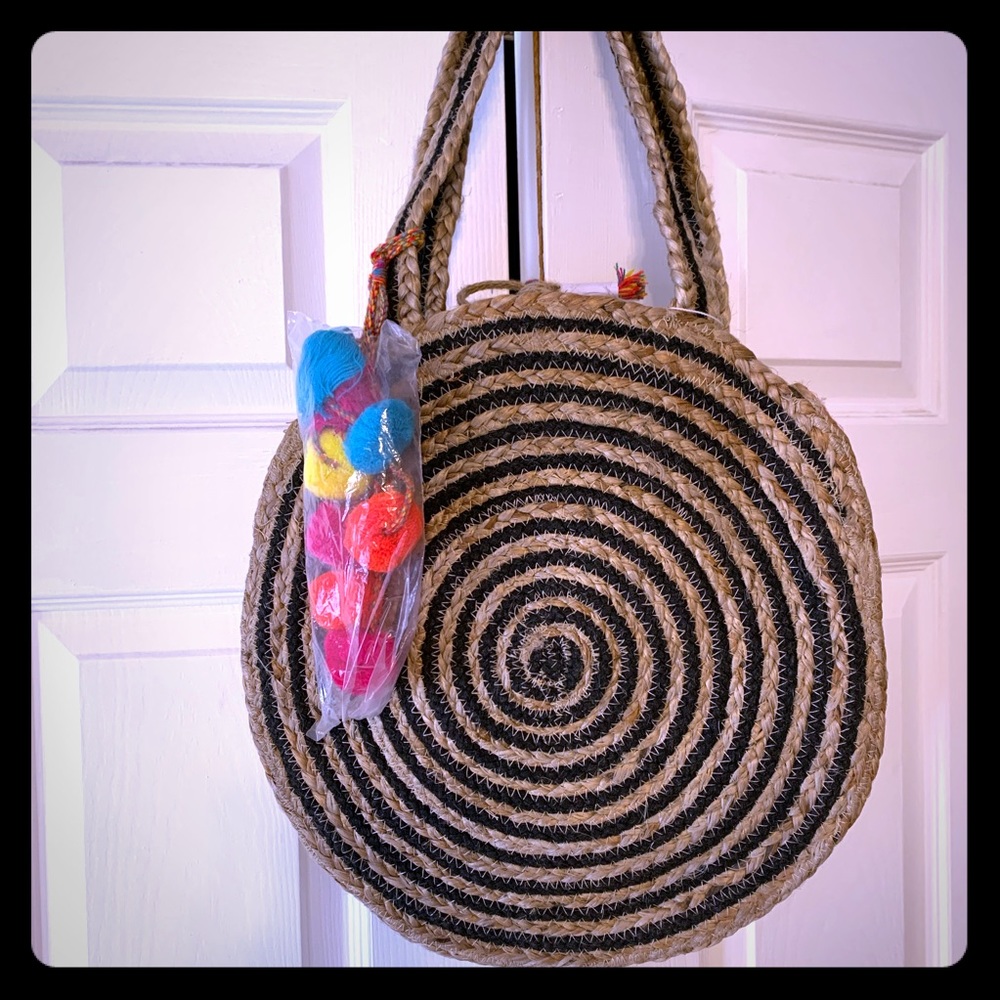Jute Eco-Friendly circle tote